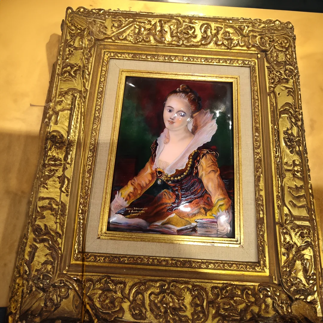 porselen antika tablo