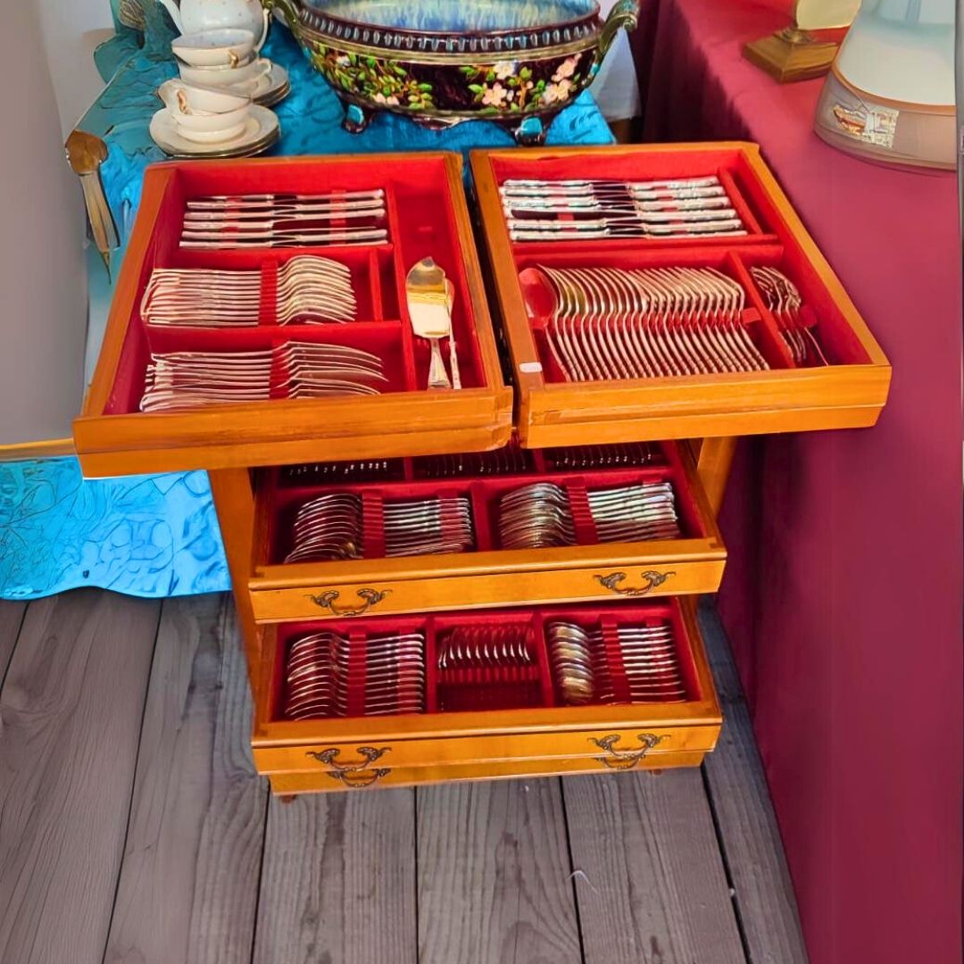 Christofle çatal, kaşık, bıçak seti